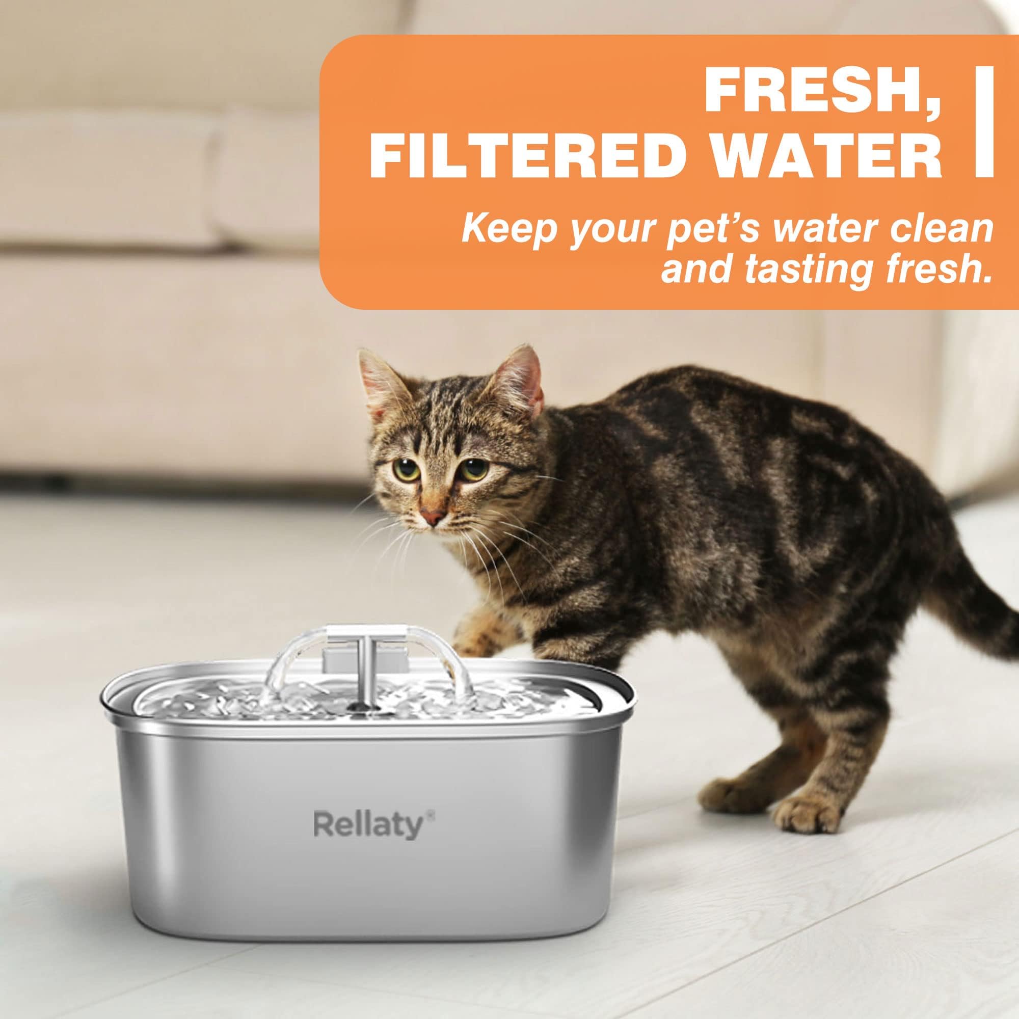 Rellaty Official Cat Fountain Filters Replacement