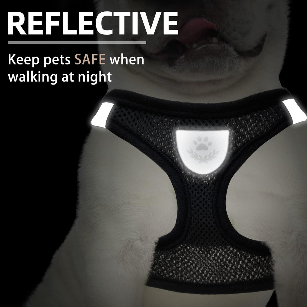 PUPTECK Dog Harness, Collar and Leash Set No Pull for Small Medium Sized