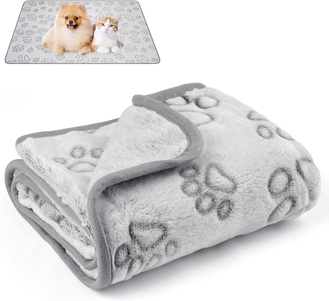 Okxiri Dog Blankets for Small, Medium Dogs, Puppy Blanket Washable, Dogs Essentials for Puppies, Cat (1, 32" x 24")