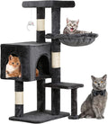 BestPet | 70" Cat Tree Tower | Navy Blue | Sturdy, Easy to Assemble, Multi-Level Activity Center with Sisal Scratching Posts, Condos, Perches, Hanging Cat Toys, Observation Decks & Ladder