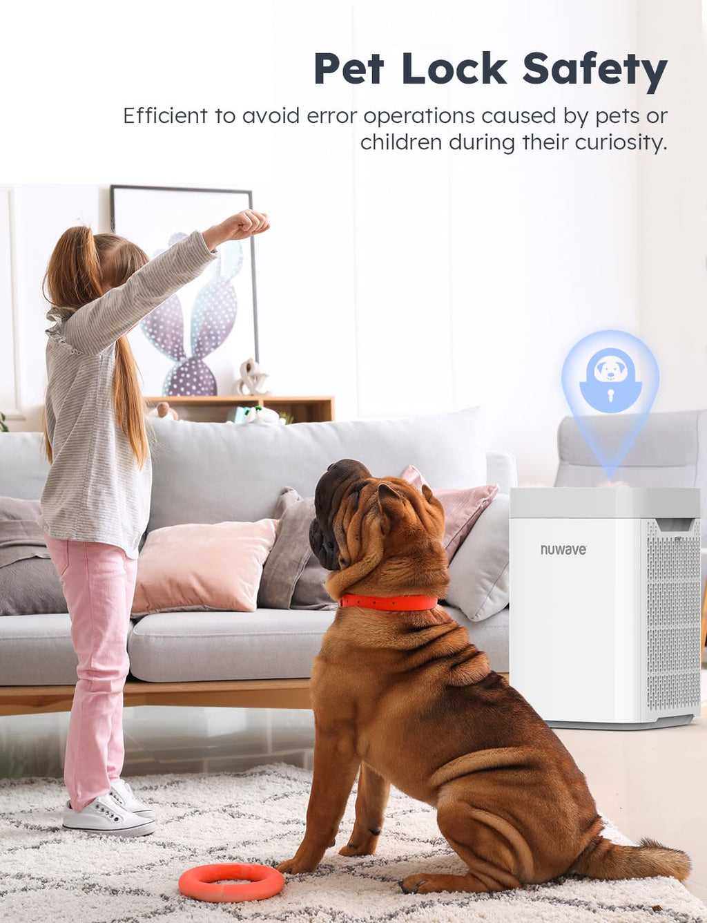 Nuwave Air Purifier for Home Bedroom up to 1,361 Sq Ft, 18dB, 47402V02