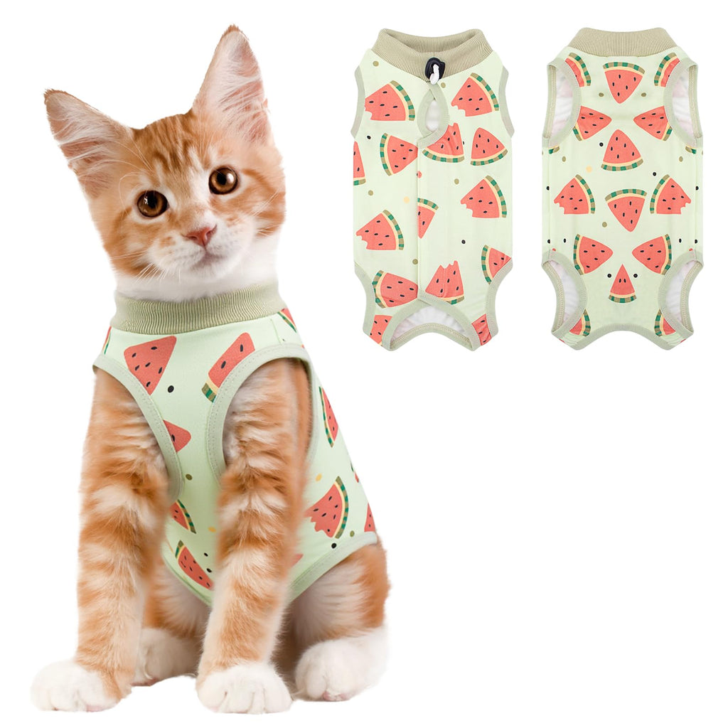 Coppthinktu Cat Recovery Suit Female Cat Onesie After Surgery Anti Licking