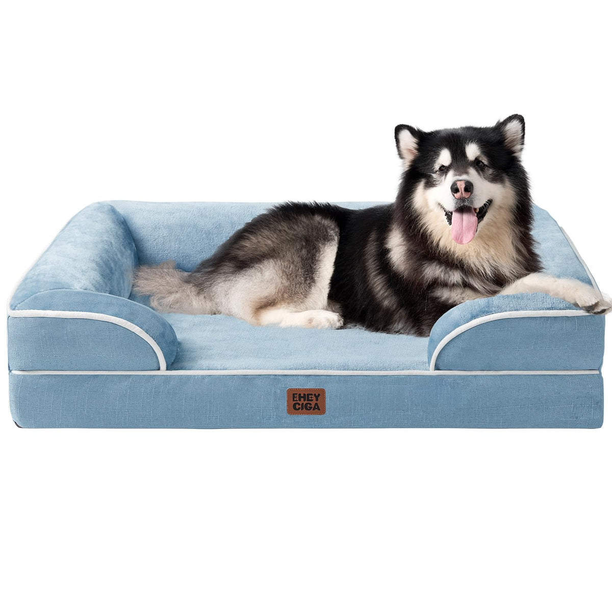 EHEYCIGA Orthopedic XXL Dog Bed, Waterproof Washable XL Big Pet Bed 52"