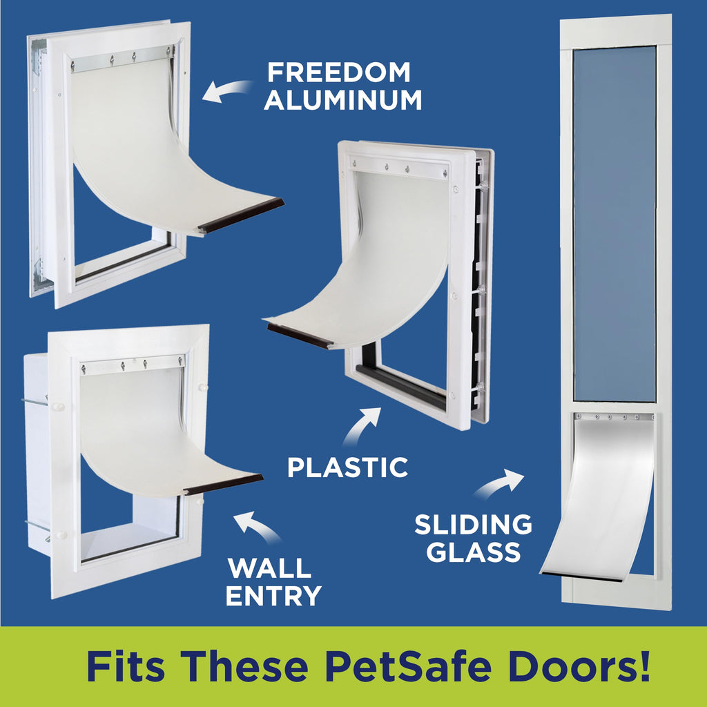 Best Pet Flap XL Replacement Dog Door Non PVC Flap Fits PetSafe PAC11-11040 - Measures 13 1/8" x 24 7/8" Longer Lasting, Most Energy Efficient, Less Shrinkage, BPA Free