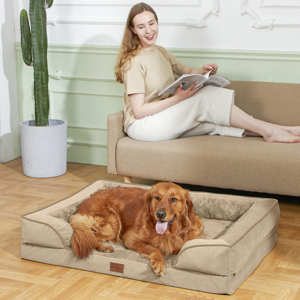 Comfort Expression Waterproof Orthopedic Dog Beds for Extra Large Dog