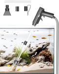 AQQA 6-in-1 Electric Aquarium Gravel Cleaner, 320GPH 20W Fish Tank Vacuum