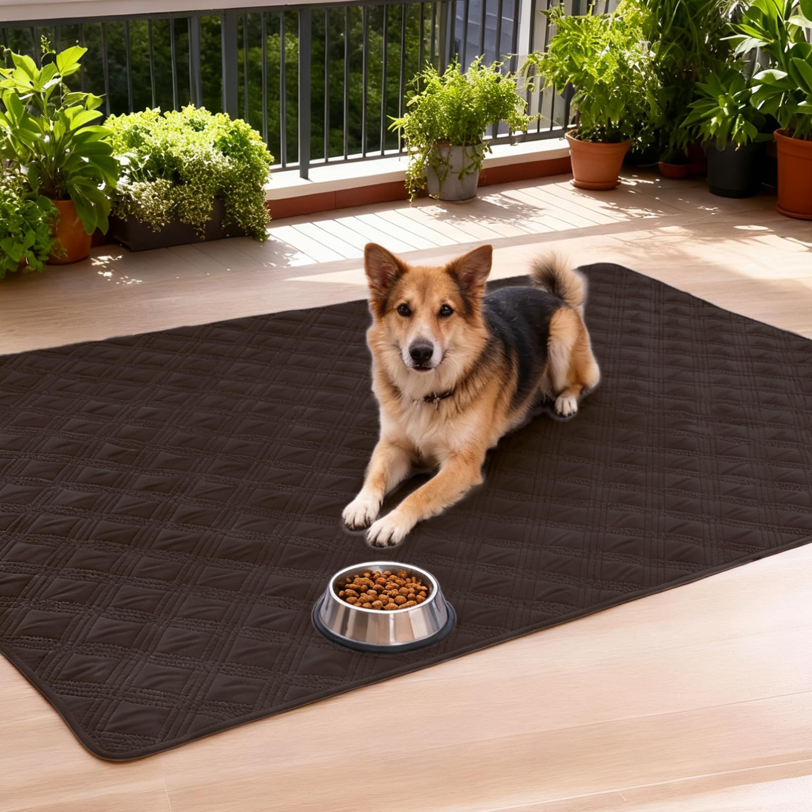 hyha Waterproof Reversible Dog Blanket, Soft Couch Cover for Dogs Washable