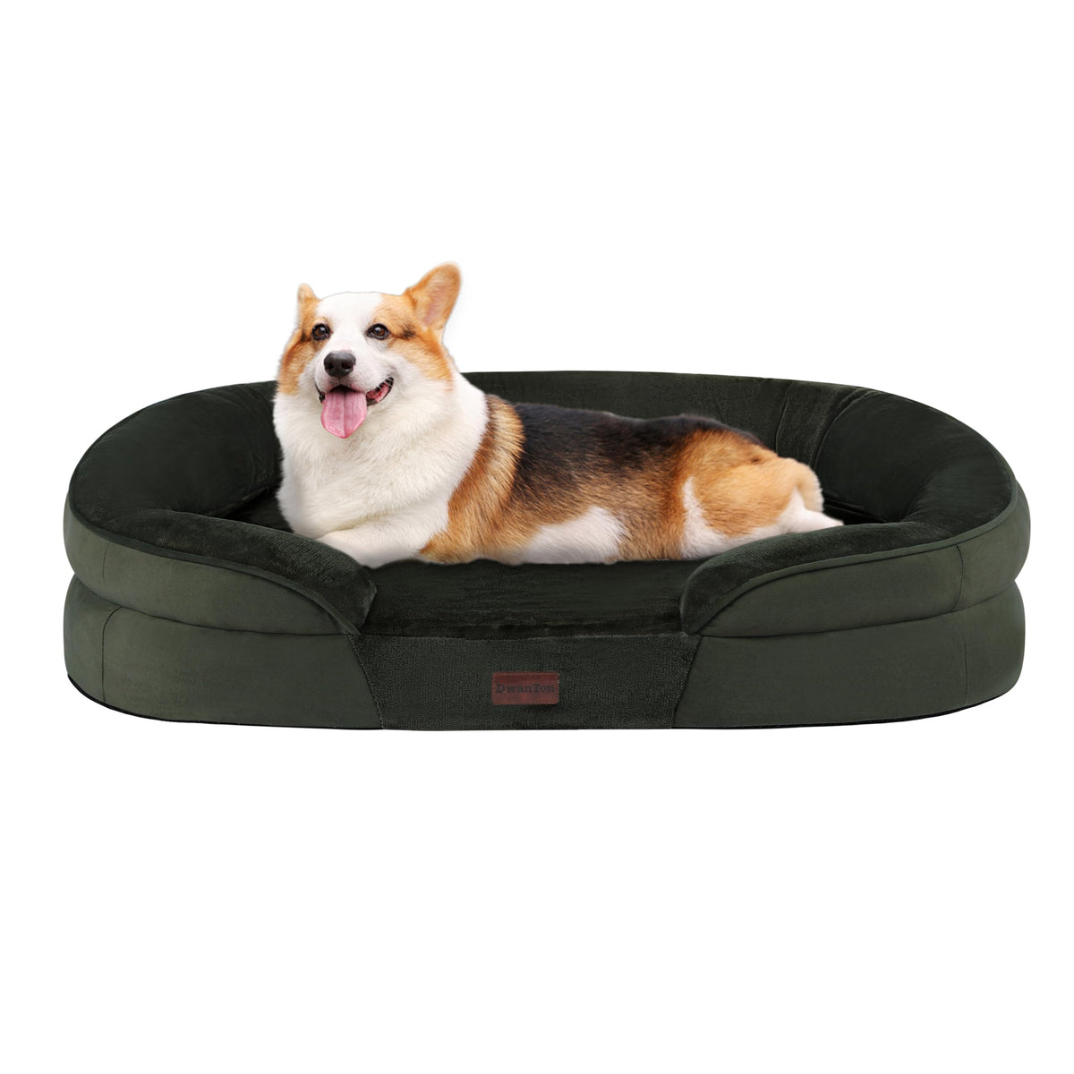 Dwanton Orthopedic Waterproof X-Large Dog Bed Sofa, Gel Memory Foam, 45"