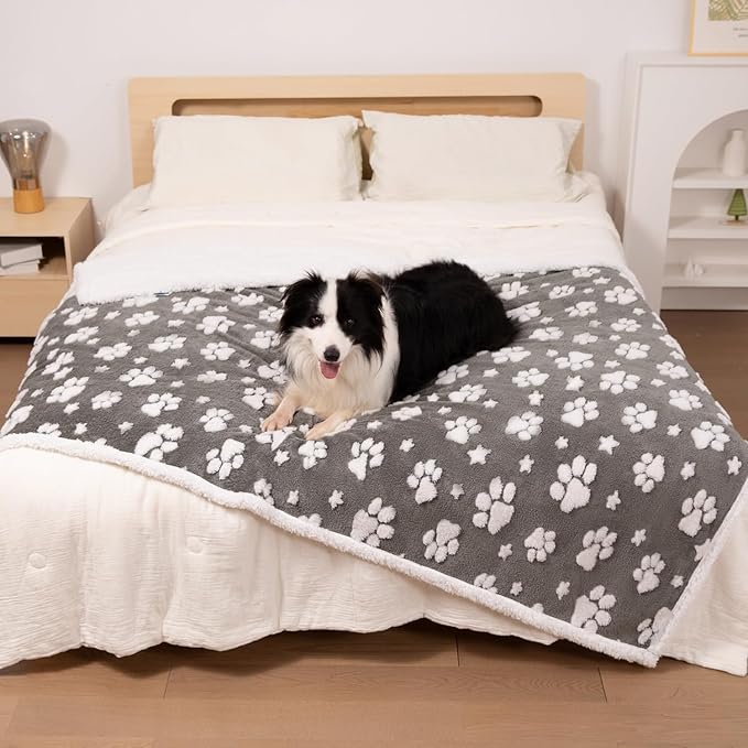 Yaning Cute Waterproof Blanket for Dog Cat or Adult, 50"x60"