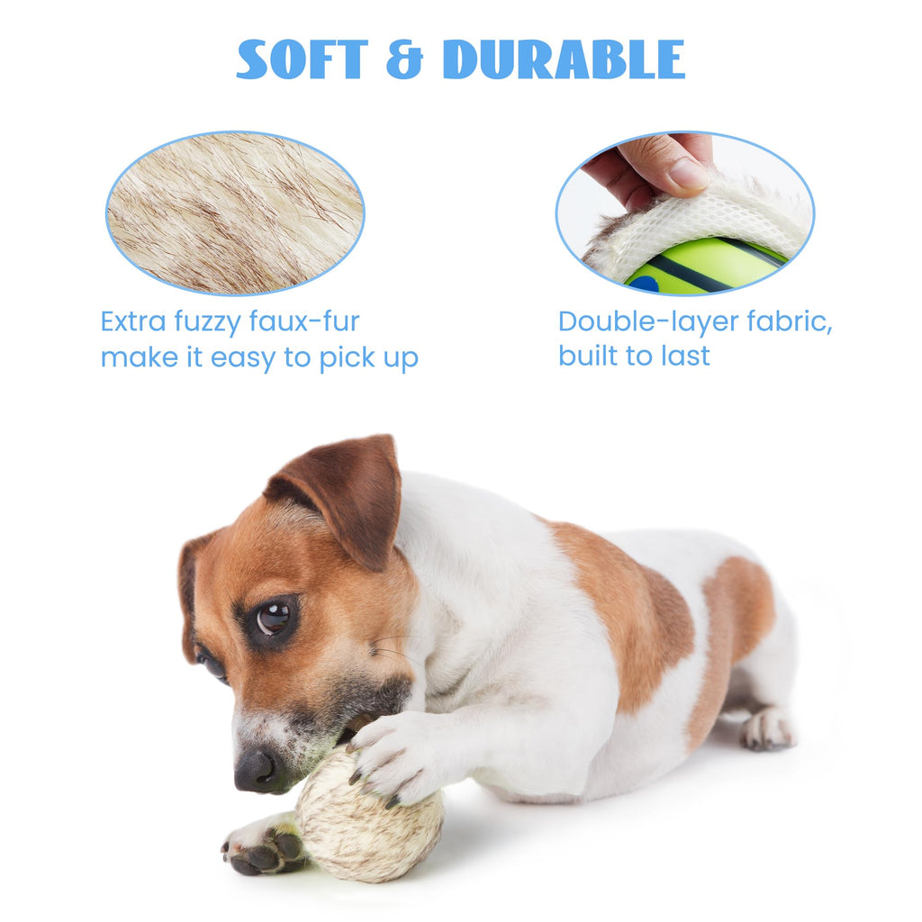 Nocciola Wobble Giggle Ball for Dogs, Interactive Dog Toys for Boredom, Squeaky Ball Dog Toys to Keep Them Busy, Pet Toys for Small Medium Large Dogs, Fun Giggle Sounds When Rolled or Shaken (S)