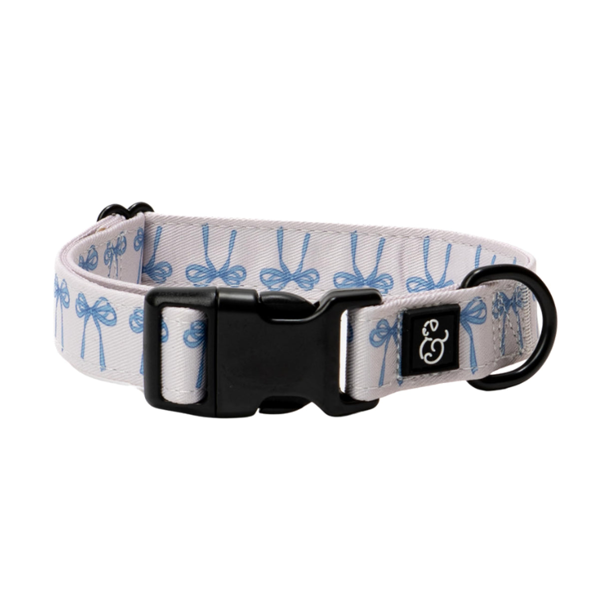 Lucy & Co. Dog Collar - Durable Lightweight Designer Collar for Pets - Adjustable Metal Safety Buckel. (Iced Coffee SZN Collar).