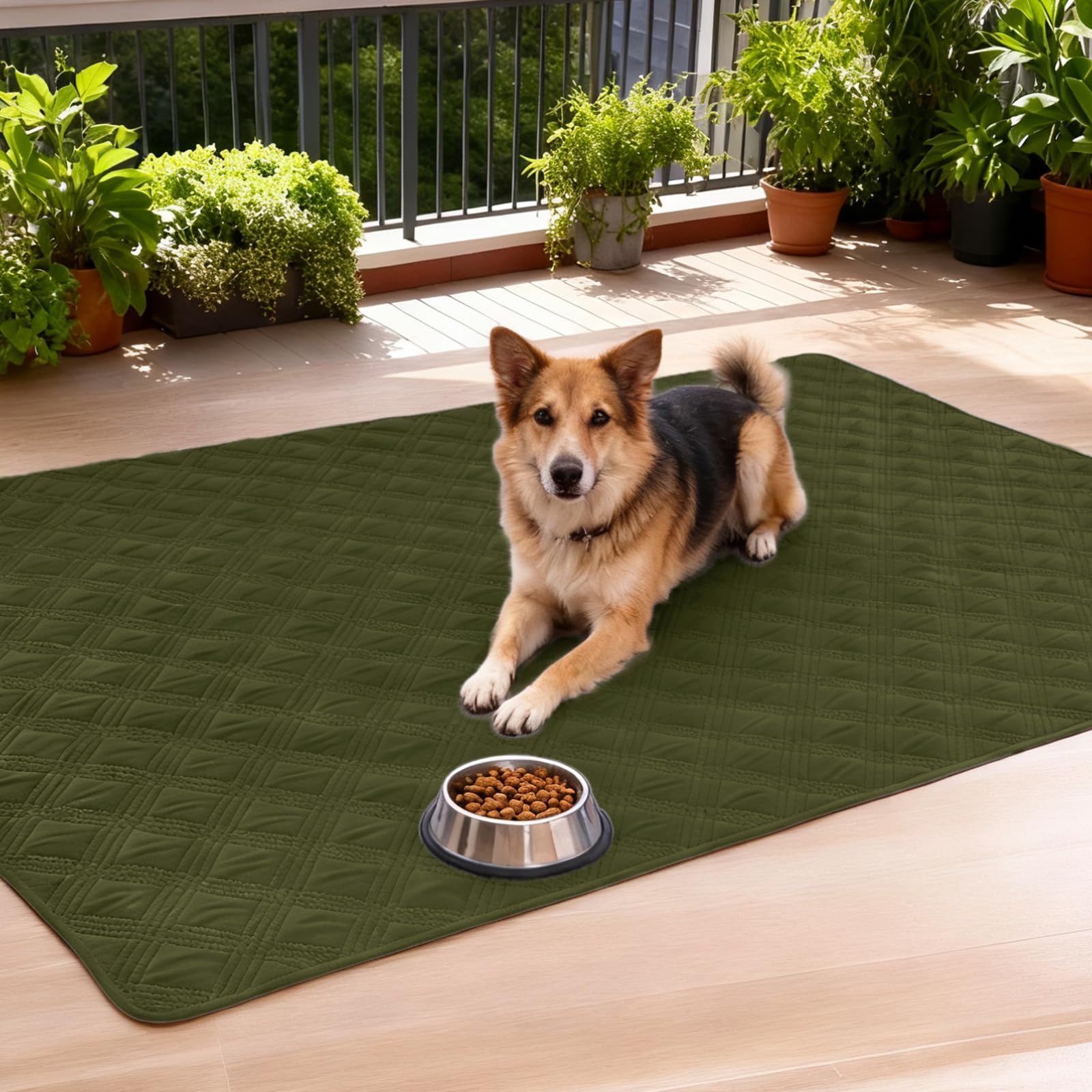 hyha Waterproof Reversible Dog Blanket, Soft Couch Cover for Dogs Washable