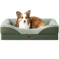EHEYCIGA Orthopedic XL Dog Bed for Large Dog, Memory Foam Dog Couch, Beige