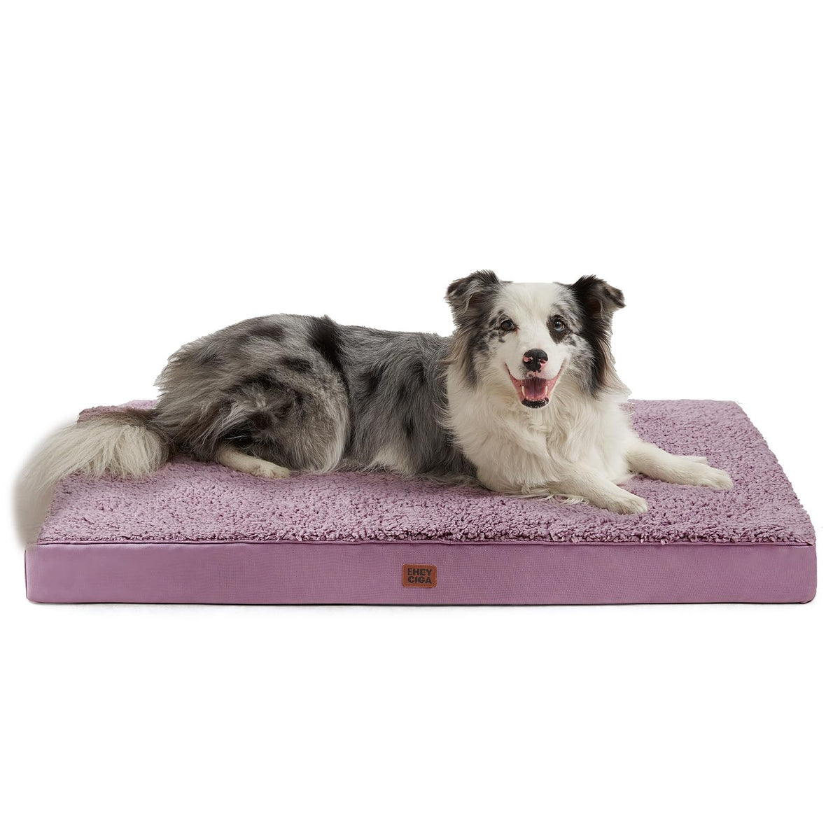 EHEYCIGA Orthopedic Dog Bed Large with Removable Washable Cover, 41IN Beige
