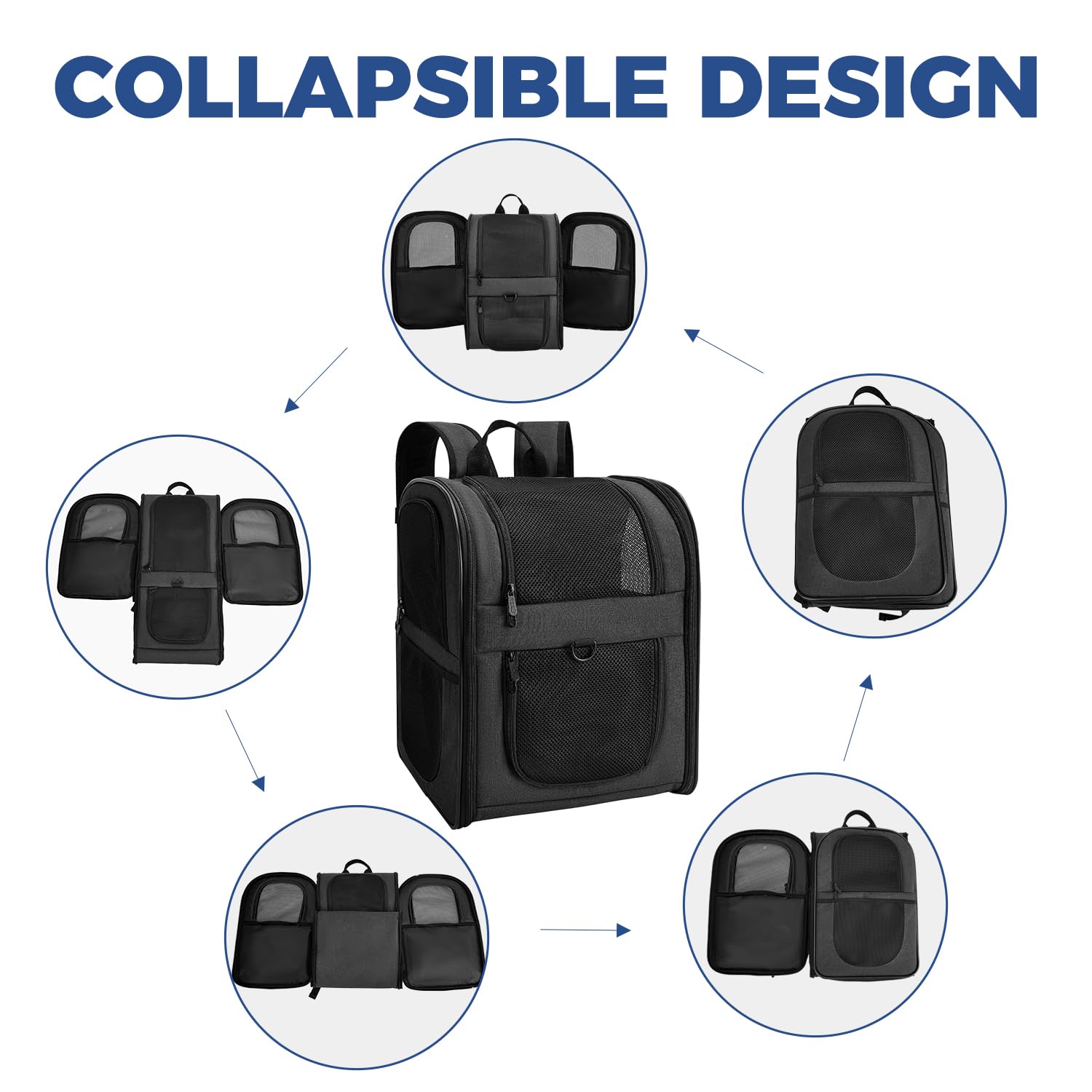 Apollo Walker Cat Carrier Backpack for Small Dogs and Cats Up to 18 lb