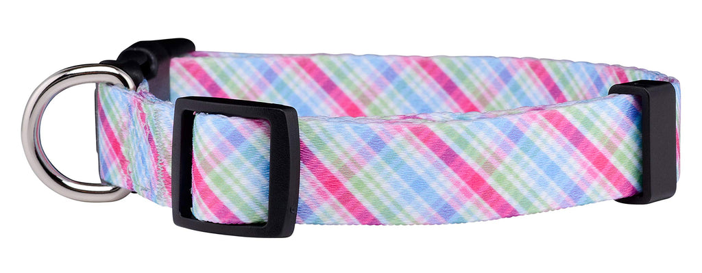 Native Pup Easter Dog Collar, Cute Spring Gift for Puppies, Pink Pastel, Eggs, Chicks, Bunny Adjustable for Small, Medium, Large Breeds (Pastel, Small)