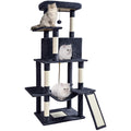 ABCPET 63" Multi-Level Cat Tree Tower for Indoor Cats, Dark Grey