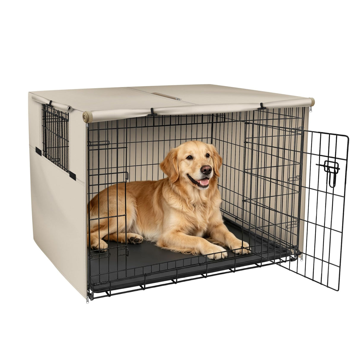 Explore Land Dog Crate Cover, 36 inches, Grey