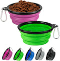Collapsible Dog Bowl for Travel,2-Pack 12oz Pet Portable Water Food Bowls