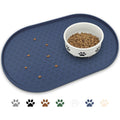 KPWACD Dog Food Mat Anti-Slip Bowl Mats, High-Lips Waterproof Pet Placemat