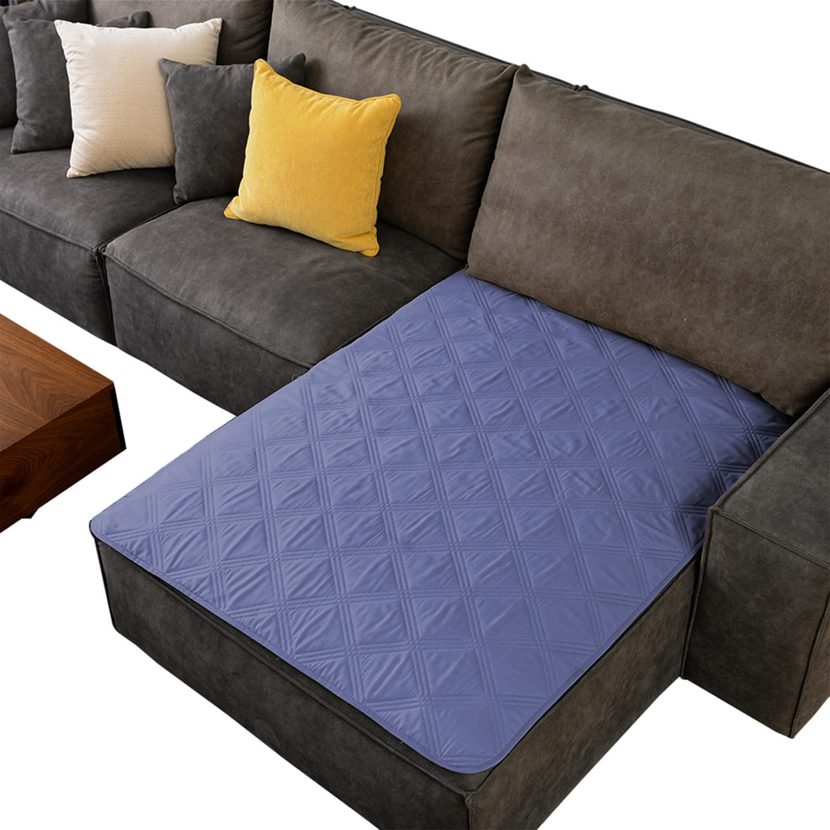 Ameritex Waterproof Dog Bed Cover Pet Blanket with Anti-Slip Back for Furniture Bed Couch Sofa (40x50 Inch (Pack of 1), Chocolate)