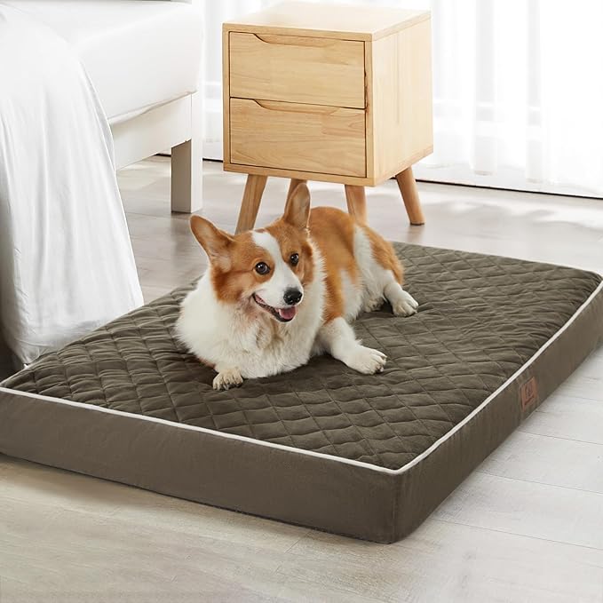 WNPETHOME Orthopedic Waterproof XL Dog Bed for Crate Cozy Sleep