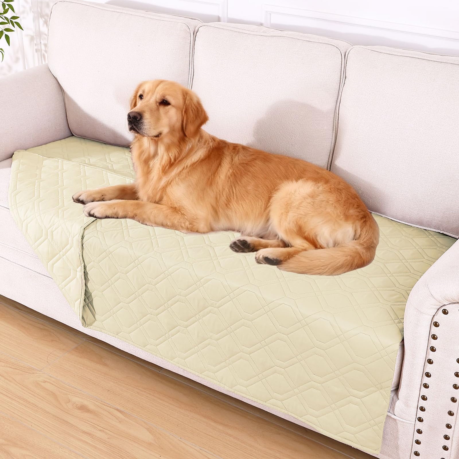 hyha Waterproof Dog Bed Blanket - Soft Pet Blanket & Sofa Cover for Dogs