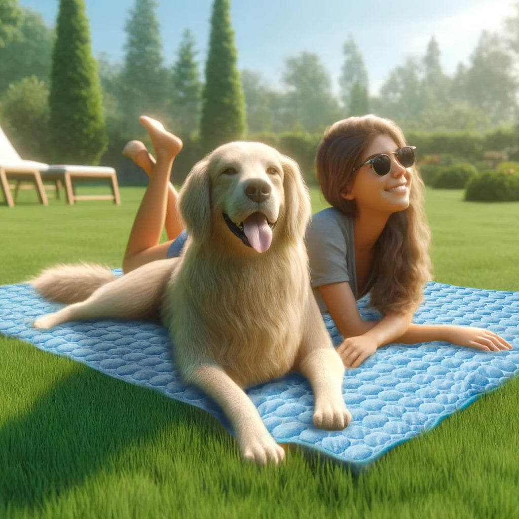 NXDZI Dog Cooling Mat for Dogs, Pet Cooling Pad Bed for Dog Easy Washable for All Types of Pets and Perfect for Both Indoor and Outdoor Use, Including Car Seats 40" x 28"