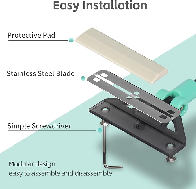 UPETTOOLSAlgae Scraper for Glass Aquariums,2 in 1 Adjustable Algae Scraper