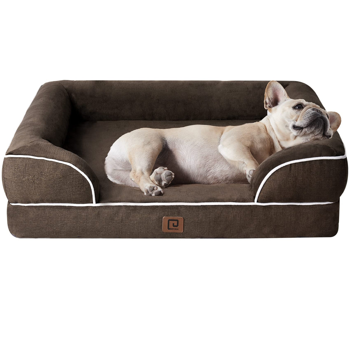 EHEYCIGA Orthopedic Dog Bed Medium Size Dog, Waterproof Washable Pet Beds