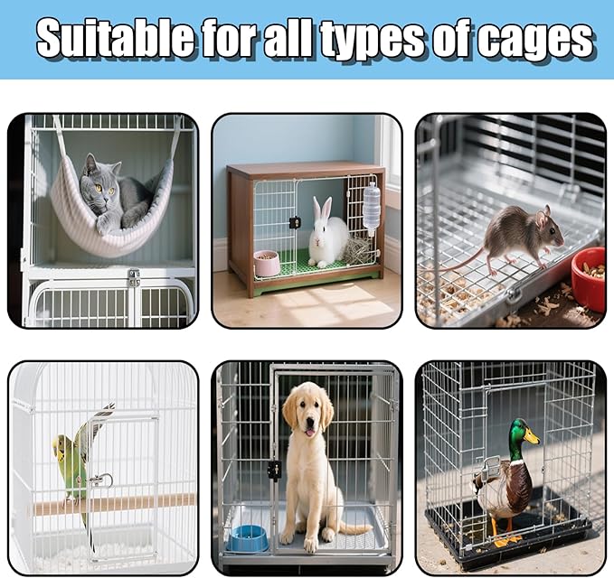 TOAINRSI Bird Cage Cleaning Brush Tool Set, Bird Cage Cleaner, Suitable for Bird Cages, Rabbit Cages, Hamster Cages, Parrot Cages, and Other Small Pet Cage Accessories
