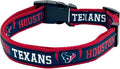 NFL Houston Texans Dog & Cat Collar - Large, Shiny & Colorful Licensed by The NFL