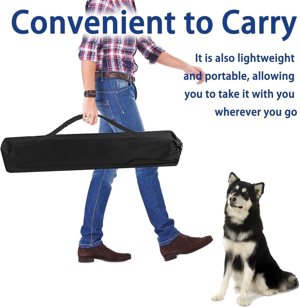 Uzpomel Dog Agility Equipment Set with Tunnel & Obstacles for Training