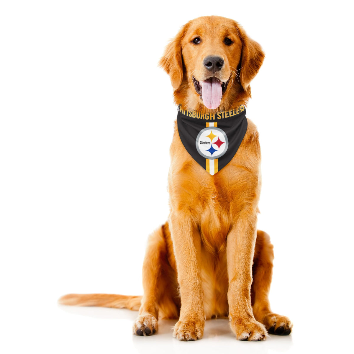 Littlearth NFL Baltimore Ravens Pet Bandana, Team Color, Large