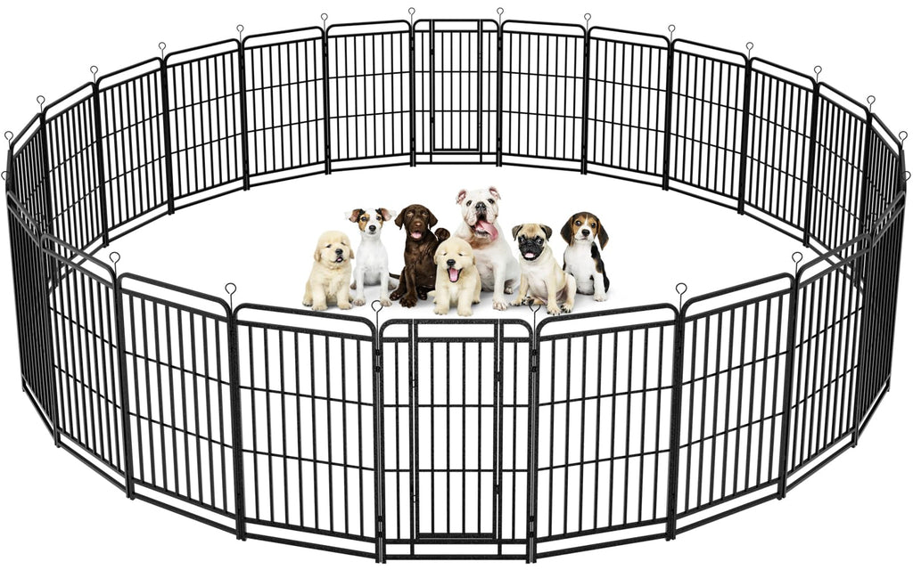 Kfvigoho Heavy Duty Dog Playpen 24 Steel Panels 47" Height