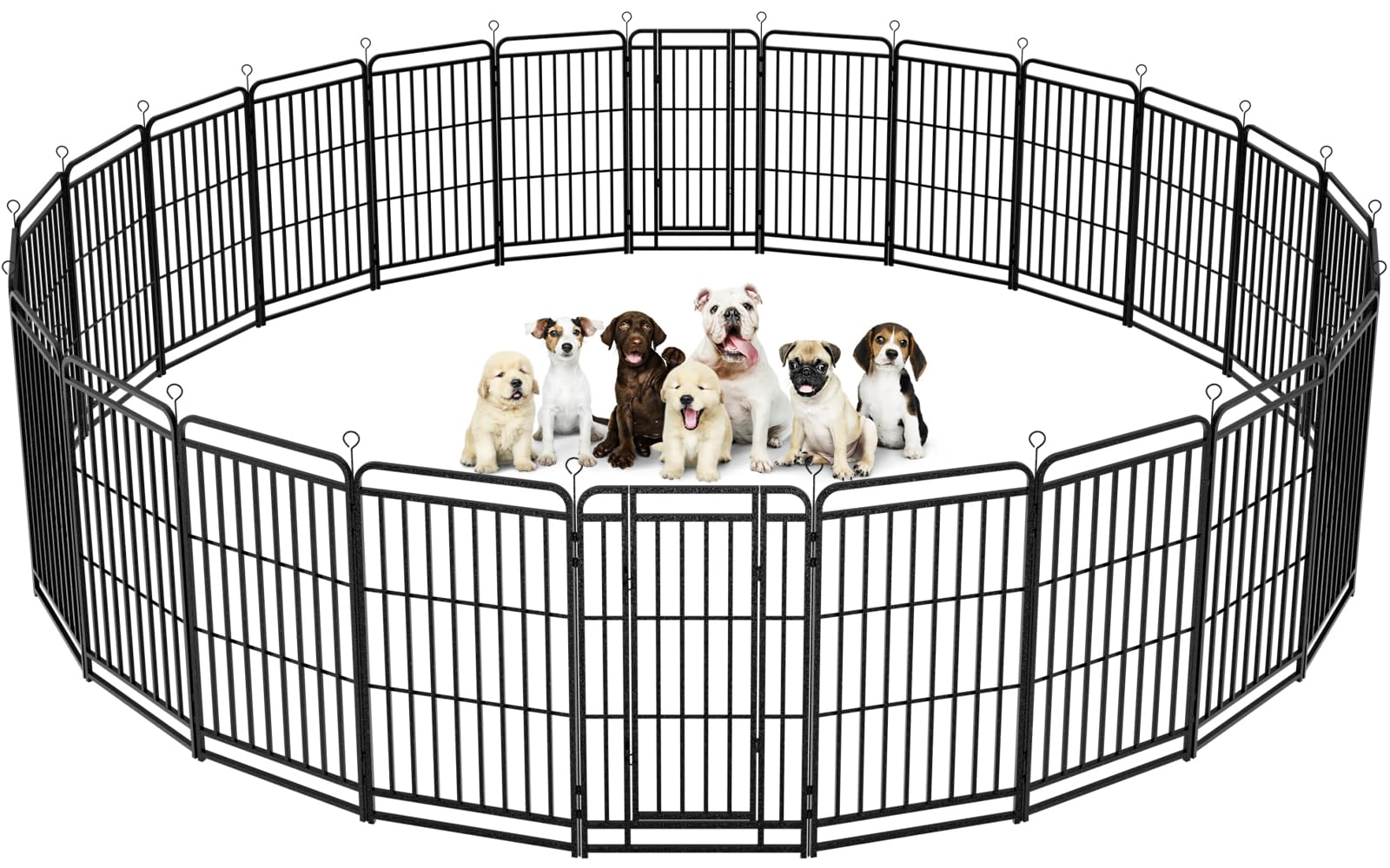 Kfvigoho Heavy Duty Dog Playpen 24 Steel Panels 47" Height