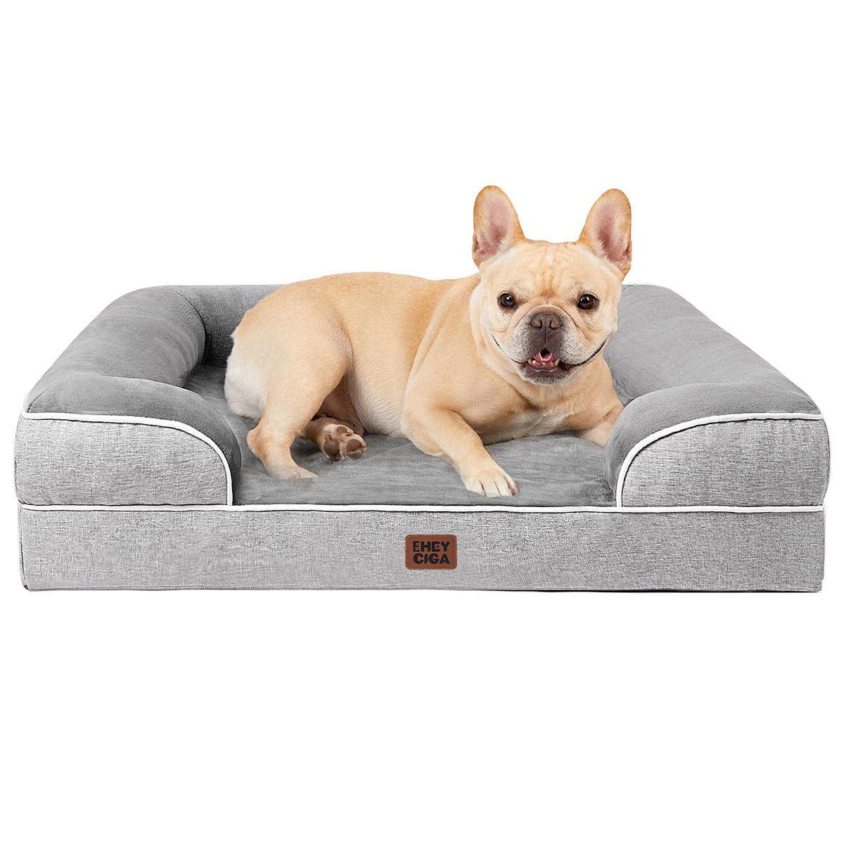 EHEYCIGA Orthopedic Dog Bed Medium Size Dog, Waterproof Washable Pet Beds
