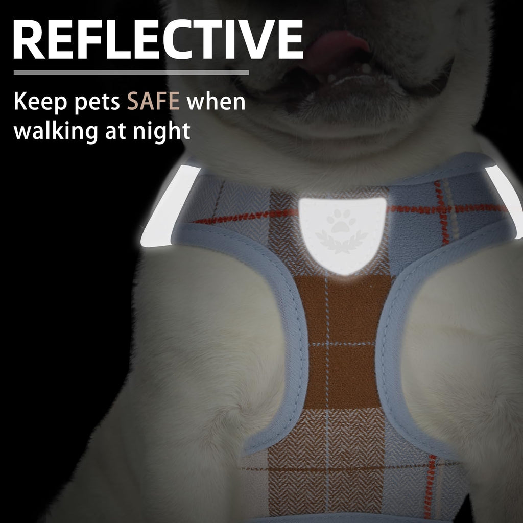 PUPTECK Dog Harness, Collar and Leash Set No Pull for Small Medium Sized