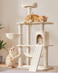 Yaheetech 63in Cat Tree Tower, Multi-Level Cat Condo with Scratching Posts