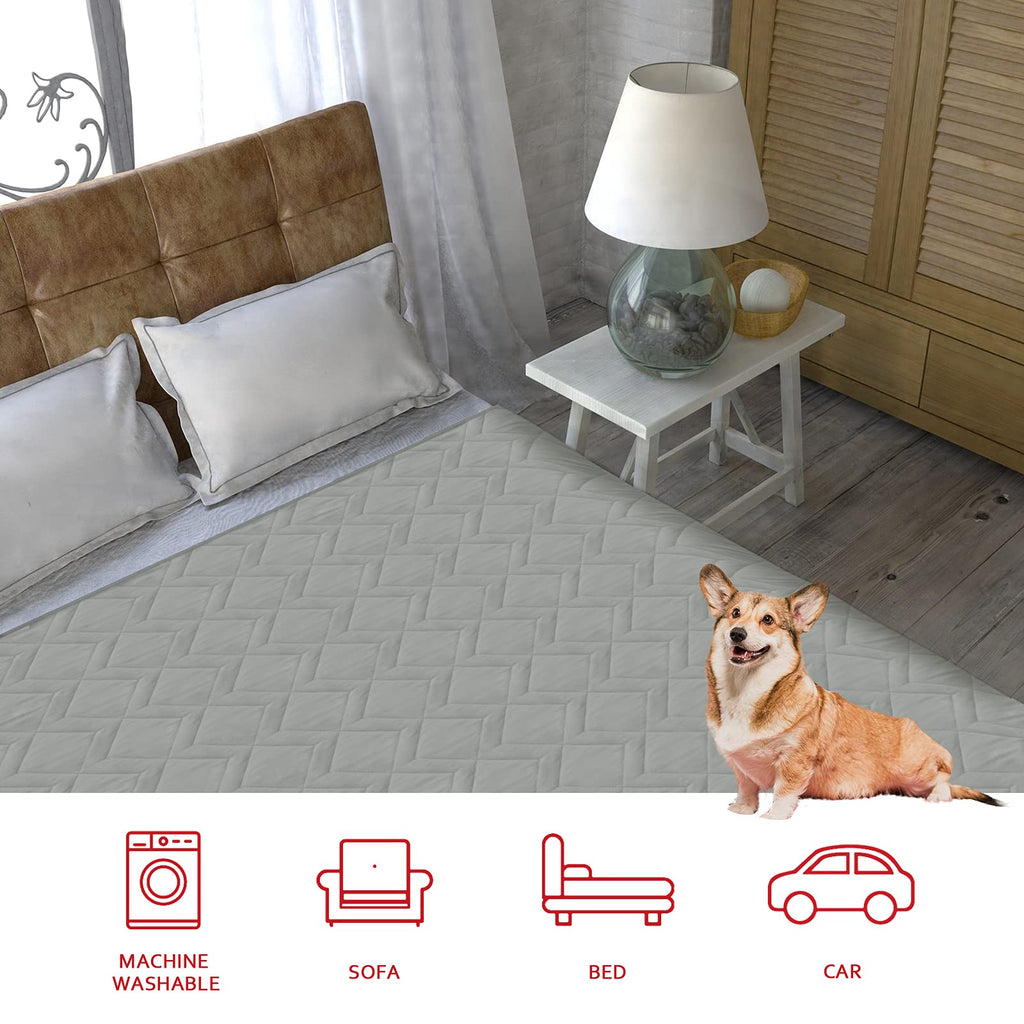 Moonsea Waterproof Dog Bed Cover Antislip Pet Blanket Sofa Couch Furniture Protector Cover for Kids Children Dog Cat(52" X 82")