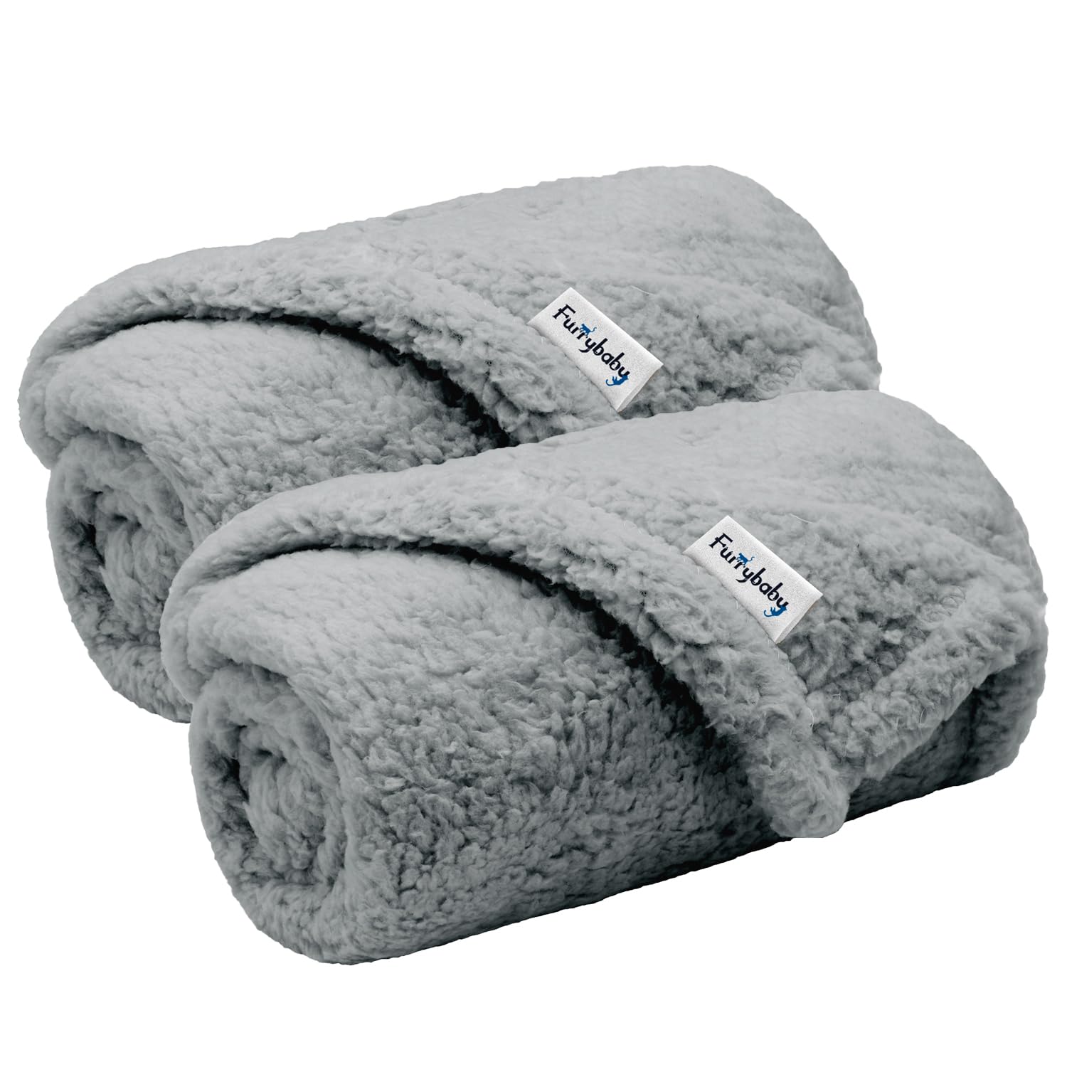 furrybaby Pet Blanket, Soft Warm Sherpa Fleece Bed Blanket for Small Pets