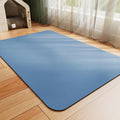 HotLive Dog Food Mat - Absorbent Cat Mat for Food and Water, No Stains Pet Feeding Bowl Mat, Easy to Clean Pet Placemats, Quick Dry Dog Water Dispenser Mat for Messy Drinkers | Blue 18"x28"