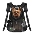 WOYYHO Pet Dog Carrier Backpack, Ventilated Mesh Small Dog Front Backpack