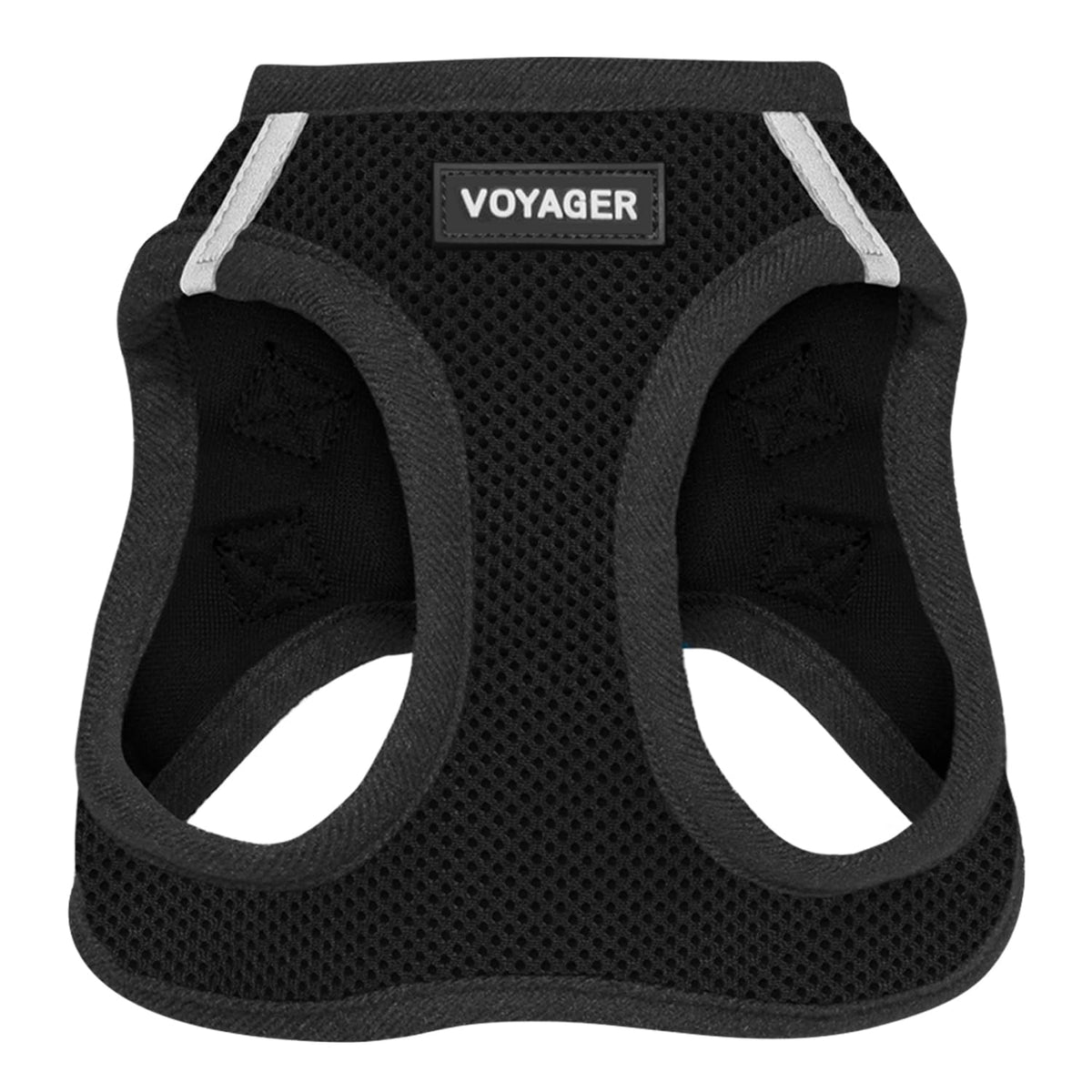 Voyager Step-in Air Dog Vest Harness - Black/Black Trim, Medium
