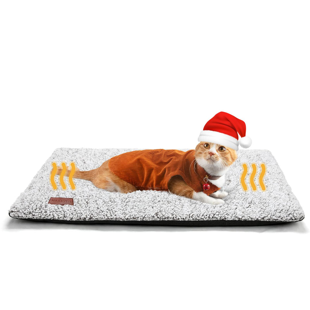 Mora Pets Self Warming Cat Bed Self Heating Cat Dog Mat Pet Pad Extra Warm