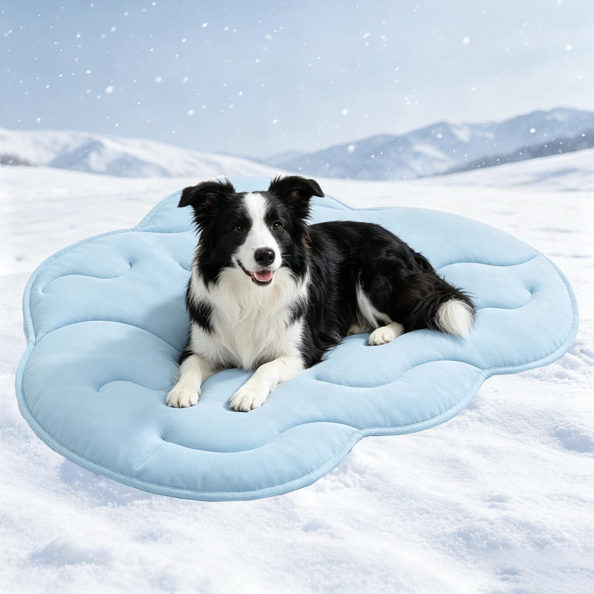 BECEMURU Cooling Mat for Large Dogs, Q-Max＞0.46 Thick Breathable Crate Pad