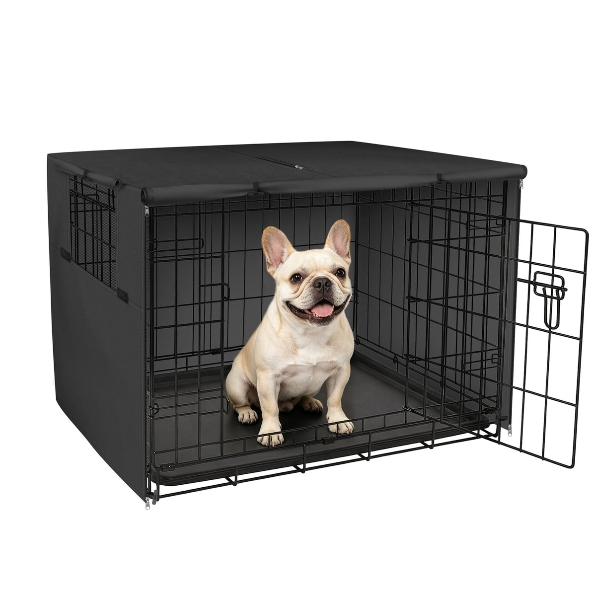 Explore Land Dog Crate Cover, 36 inches, Grey