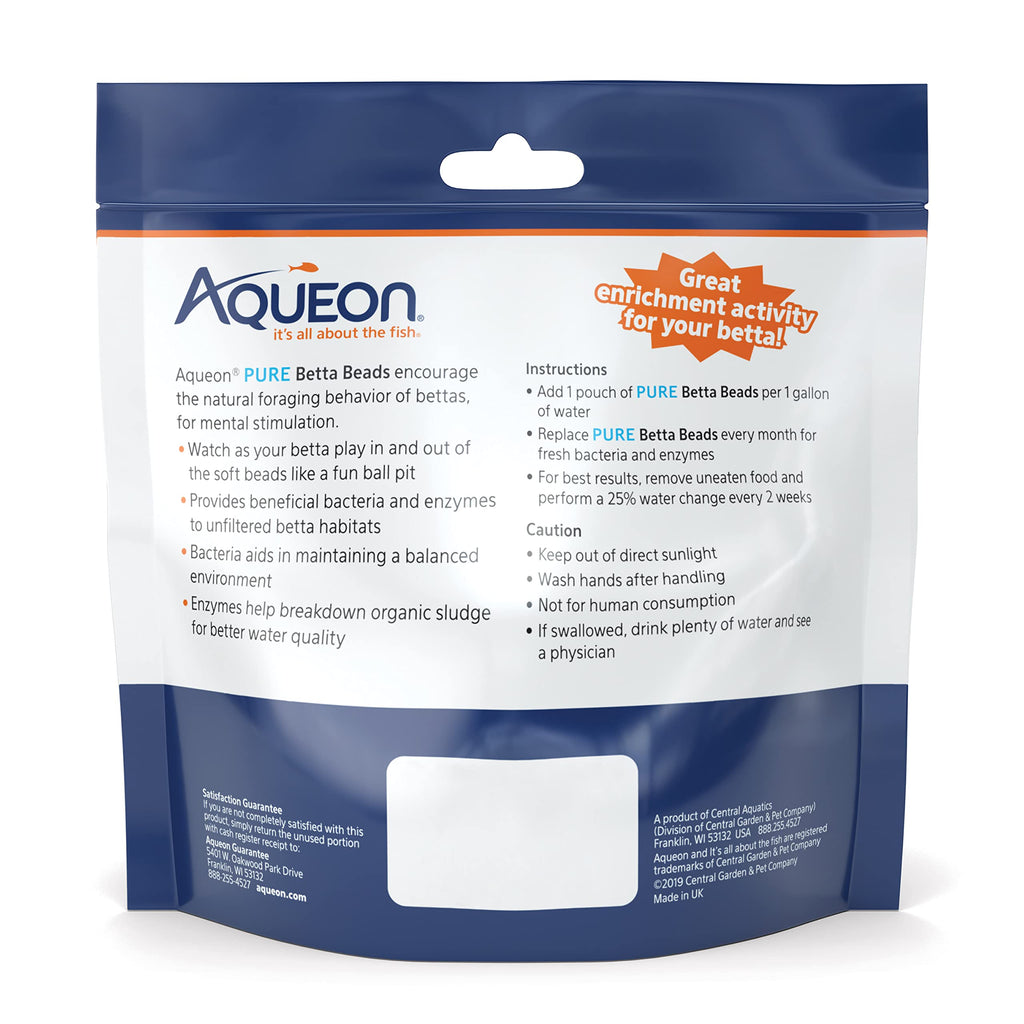 Aqueon Pure Betta Beads, Green