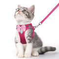 NCMAMA Cat Vest Harness and Leash Set, Escape Proof Kitten Harness Pink XS