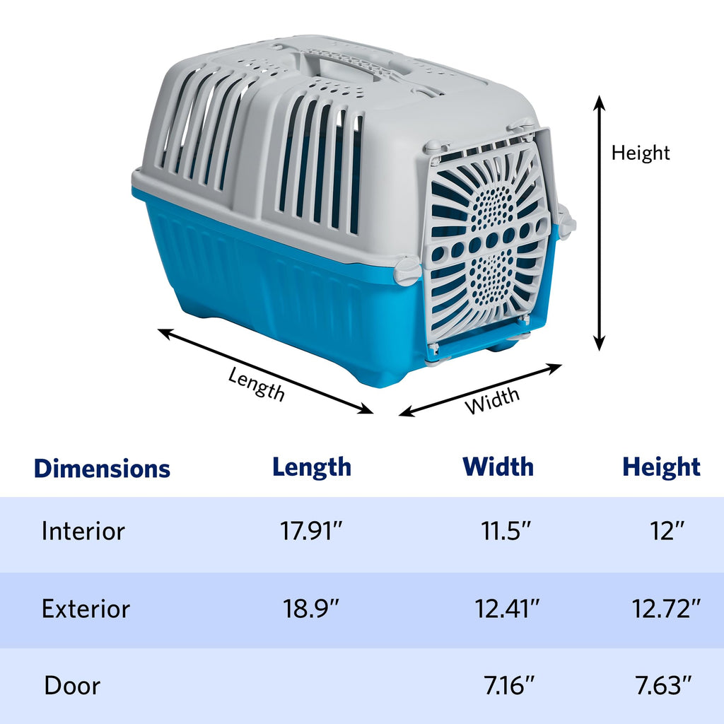 Midwest Spree Travel Carrier, Small, 19-Inch, Blue